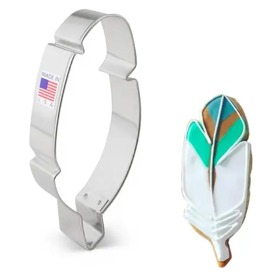 Ann Clark Bird Feather Boho themed Cookie Cutter {1}