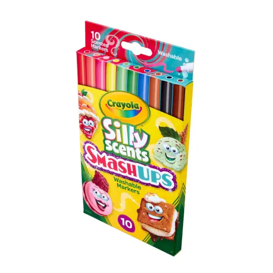 Silly Scents&trade; Smash Ups Slim Washable Scented Markers, 10 Per Pack, 6 Packs {5}