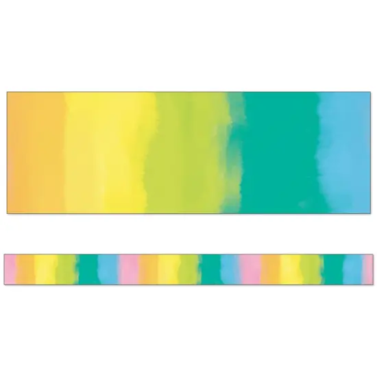Creatively Inspired Watercolor Straight Borders, 36 Feet Per Pack, 6 Packs {3}