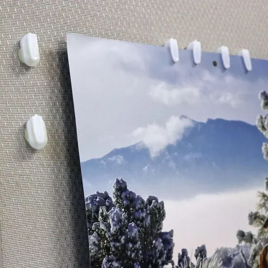 StikkiCLIPS&trade; Adhesive Clips, White, 20 Per Pack, 6 Packs {5}