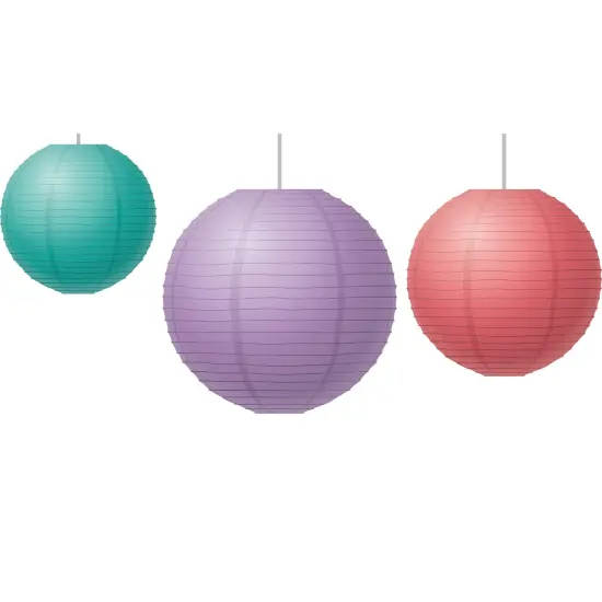 Shabby Chic Paper Lanterns, 3 Per Pack, 3 Packs {2}