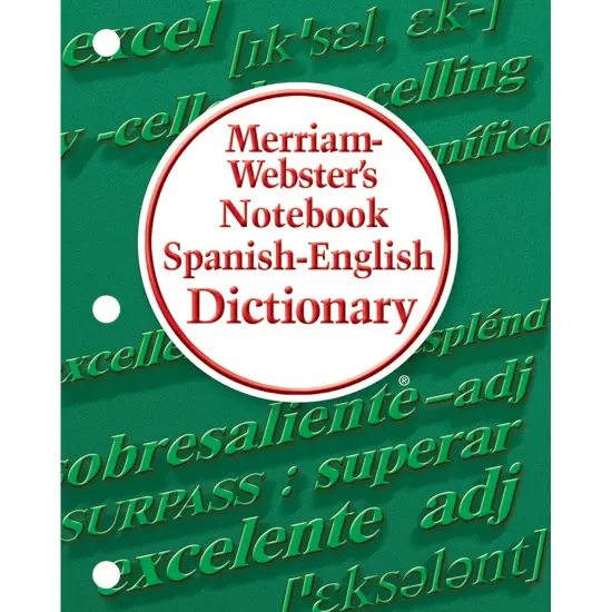 Merriam-Webster's Notebook Spanish-English Dictionary, Pack of 6 {1}