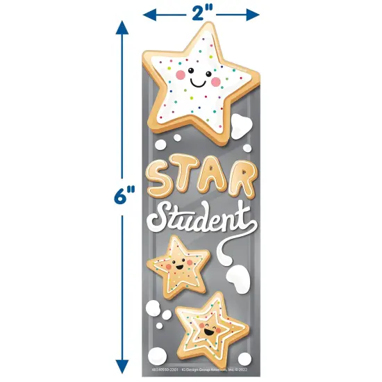 Star Cookies Sugar Cookie Scented Bookmarks, 24 Per Pack, 3 Packs {3}