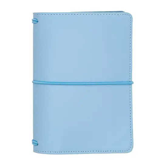 A6 Notebook and Passport Holder - Sky Blue {1}