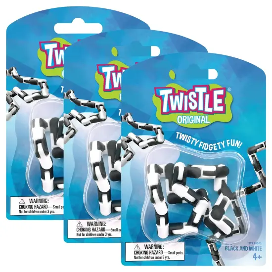 Twistle Original, Black & White, Pack of 3 {1}