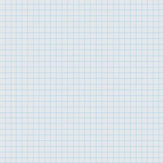 Graphing Paper, White, 1/4" Quadrille Ruled, 8-1/2" x 11", 500 Sheets {2}