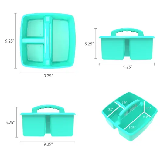 Small Caddy, Teal, Pack of 6 {5}