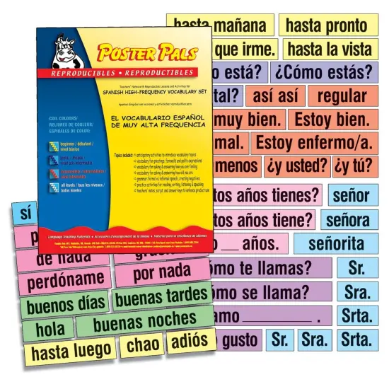 Spanish High-Frequency Vocab Card Set {1}