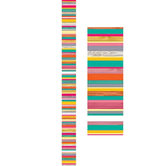 Tropical Punch Straight Border Trim, 35 Feet Per Pack, 6 Packs {3}