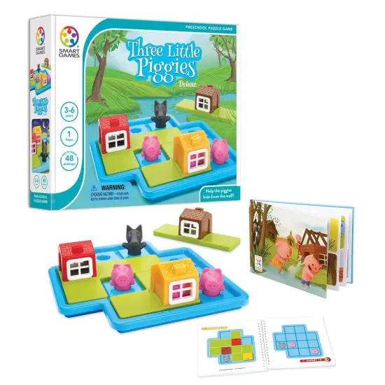 Three Little Piggies Deluxe Preschool Puzzle Game {1}