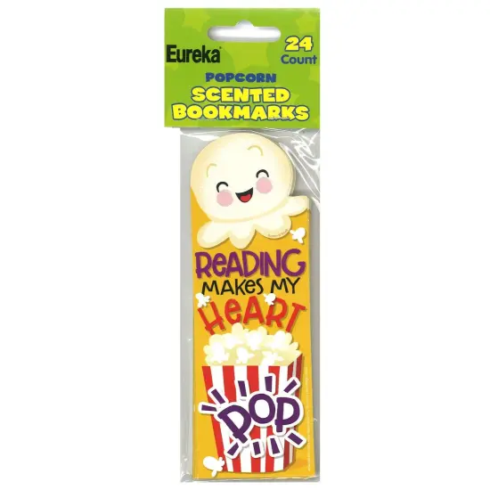 Popcorn Scented Bookmarks, 24 Per Pack, 3 Packs {3}