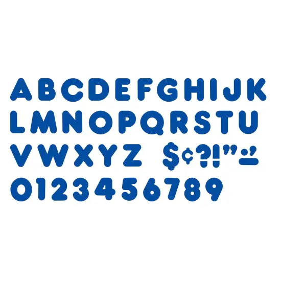 Royal Blue 4" Casual Uppercase Ready Letters&reg;, 6 Packs {2}