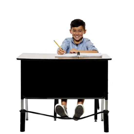 Chair Band for Extra-Wide School Desks, Black Tubes {1}