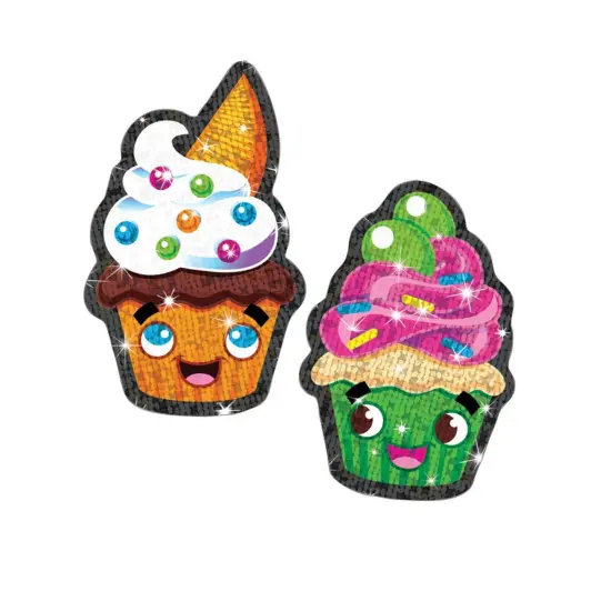 Cupcake Cuties Sparkle Stickers&reg;, 18 Per Pack, 6 Packs {2}