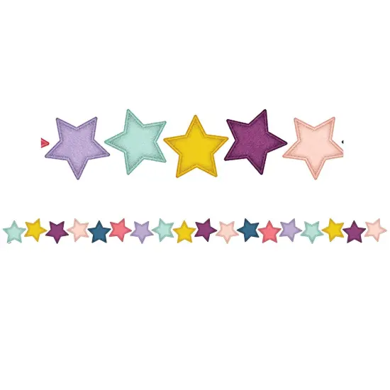 Oh Happy Day Stars Die-Cut Border Trim, 35 Feet, 6 Packs {2}