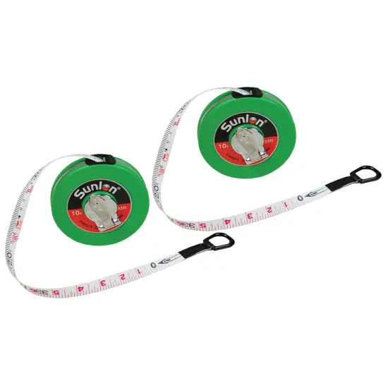 Wind Up Measuring Tape - 33 Feet - Pack of 2 {1}