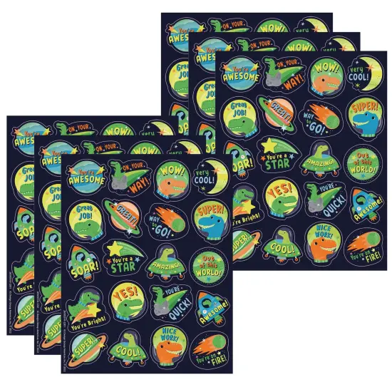Dinosaur Dinosaur Breath Scented Stickers, 80 Per Pack, 6 Packs {1}
