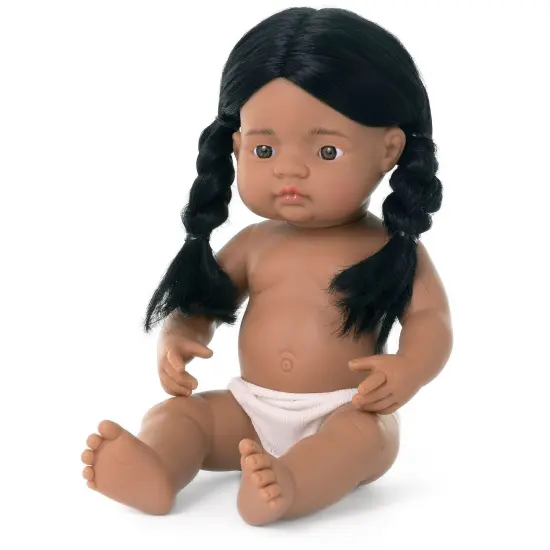 Anatomically Correct 15" Baby Doll, Native American Girl {3}