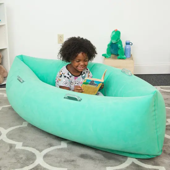 Comfy Hugging Peapod Sensory Pod, 60", Ages 6-12 Up to 3-5'1" Tall, Green {5}
