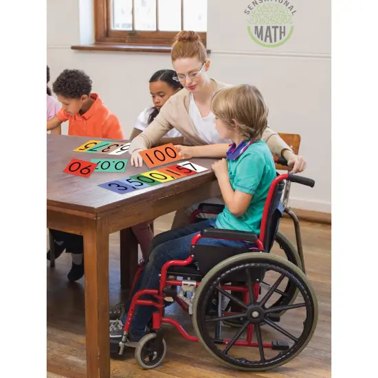 4-Value Whole Numbers Place Value Cards Set, 40 Cards Per Set, 3 Sets {4}