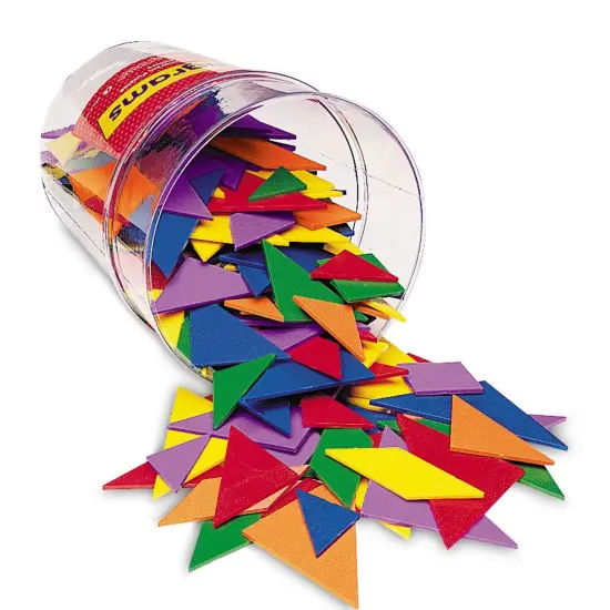 Classpack Tangrams, 4 Colors, Pack of 30 {1}