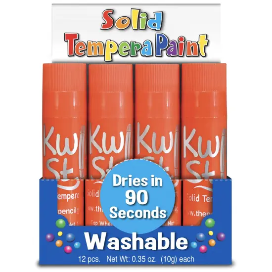 Kwik Stix Solid Tempera Paint Sticks 12/Pkg {2}