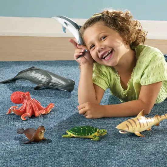 Jumbo Ocean Animals, Set of 6 {4}