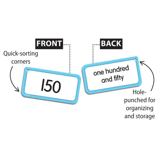 Numbers 0-150 Flash Cards {2}