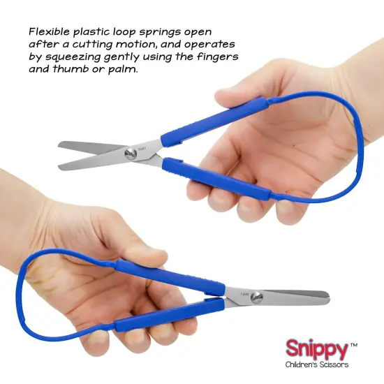 Snippy&reg; Easy Spring Loop Scissors, Blunt Tip, Pack of 6 {2}