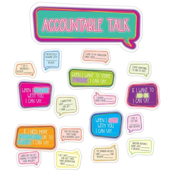 Accountable Talk Bulletin Board Set {1}