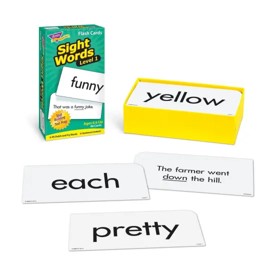 Sight Words &ndash; Level 1 Skill Drill Flash Cards, 3 Packs {4}