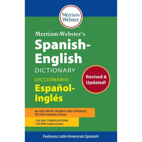 Merriam-Webster's Spanish-English Dictionary, Hardcover {1}