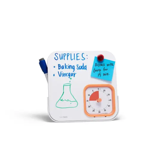 MOD&reg; Timer + Magnetic Dry Erase Board - Dreamsicle Orange {4}