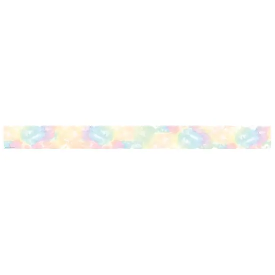 Pastel Pop Tie-Dye Straight Rolled Border Trim, 50 Feet, 3 Rolls {2}