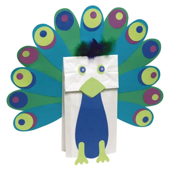 Kraft Bag, White, 7-1/8" x 4-3/8" x 14", 50 Bags Per Pack, 2 Packs {5}