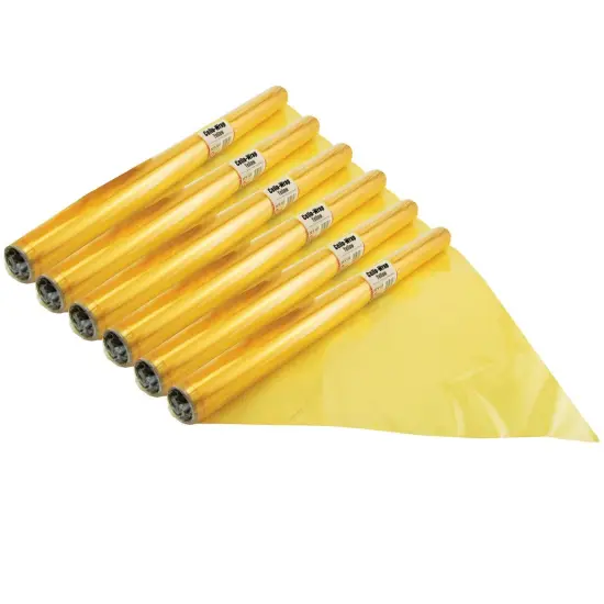 Cello-Wrap&trade; Roll, Yellow, 20" x 12.5', 6 Rolls {1}
