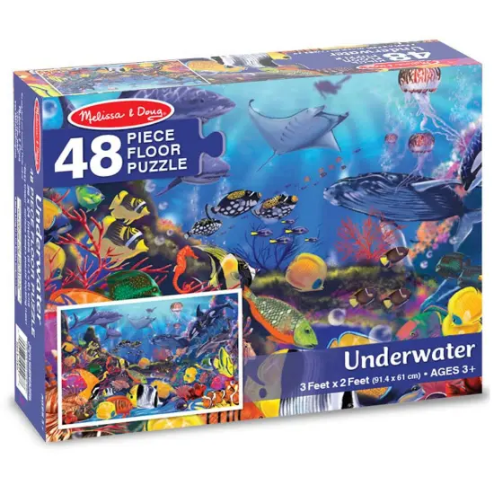 Underwater Floor Puzzle, 36" x 24", 48 Pieces {2}