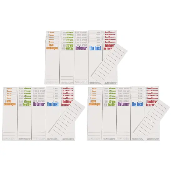 Page Keepers Bookmarks, Positivity Booster Set, 30 Per Set, 3 Sets {1}