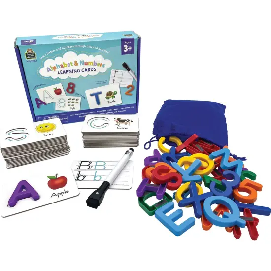 Alphabet & Numbers Learning Cards {1}
