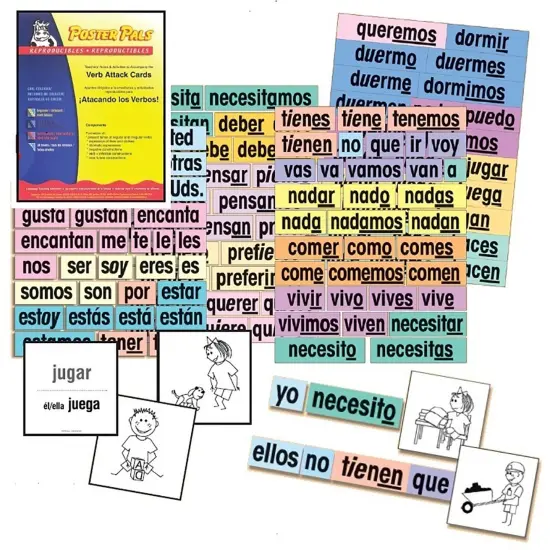 Verb Attack Card Set, Spanish {2}