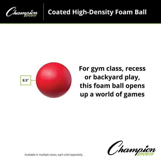 High Density Coated 8-1/2" Foam Ball {2}
