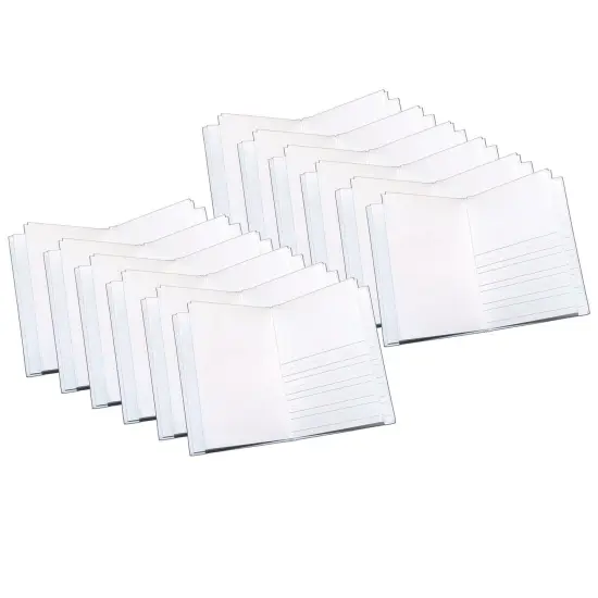 Hardcover Blank Book Primary Lined, 6" x 8" Portrait, White, Pack of 12 {1}