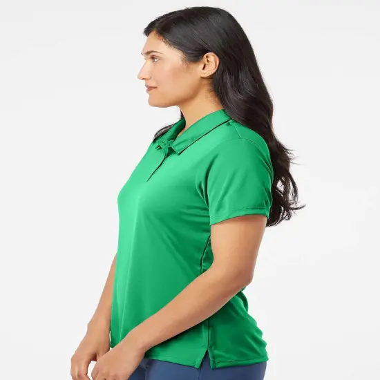 Adidas&reg; Women's Performance Collared Polo Green {7}