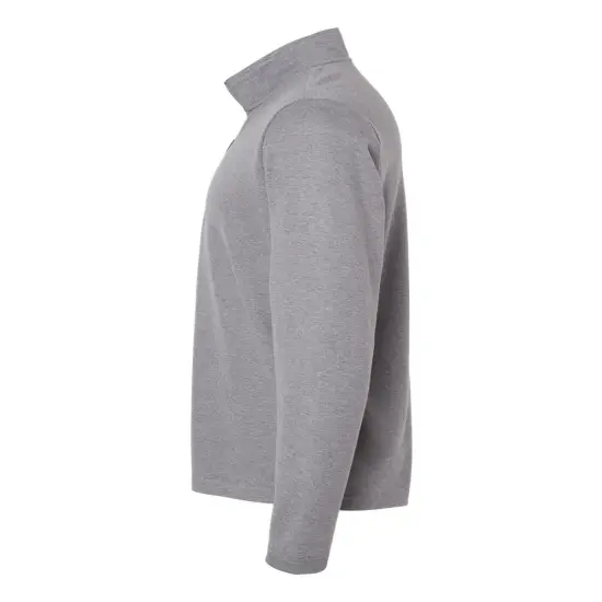 Adidas&reg; 3-Stripes Quarter-Zip Sweater Black melange {5}