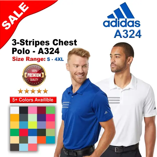 Adidas&reg; 3-Stripes Chest Polo Grey five/ black {2}