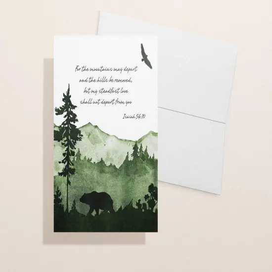 Christian Greeting Cards | Scripture Cards for Sympathy, Encouragement, Thinking of You | Blank Inside | Recycled Paper | 12 24 {3}