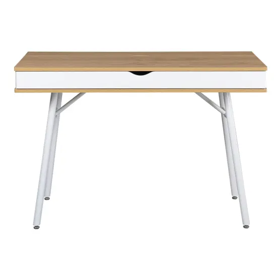 Techni Office Solutions 45.25" Brown and White Unique Techni Mobili Computer Desk with Multi Storage {3}