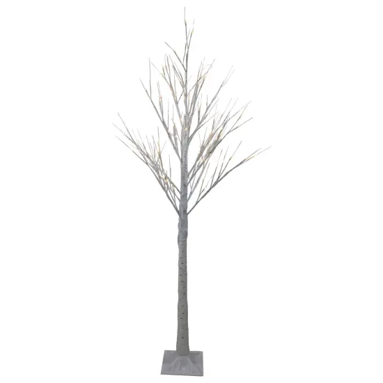 Northlight LED Lighted Christmas Birch Twig Tree Outdoor Decoration - 6' - Warm White Lights {1}