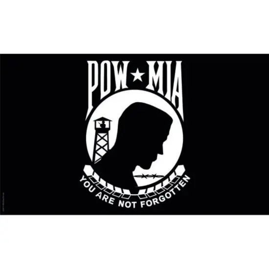 Patriotic POW MIA You Are Not Forgotten (3ft x 5ft) {1}