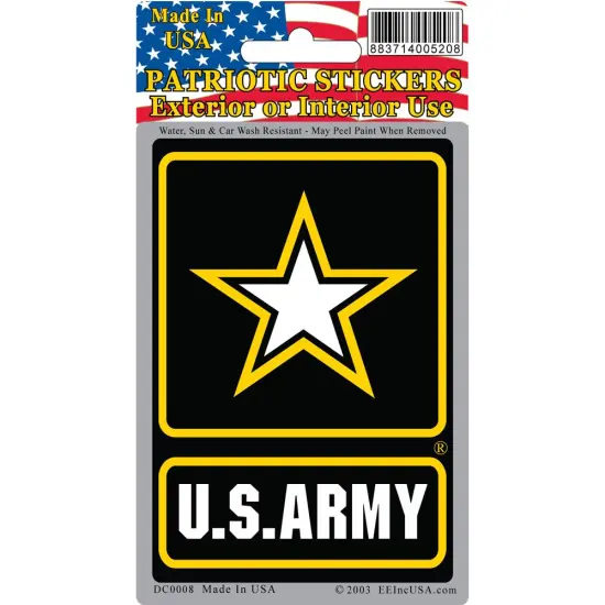 U.S. Army Logo Sticker 2-3/4"X4" {1}
